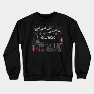 Christmas Cities Holywood Crewneck Sweatshirt